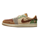AIR JORDAN 1 LOW VOODOO FLAX AND OIL GREEN