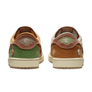 AIR JORDAN 1 LOW VOODOO FLAX AND OIL GREEN